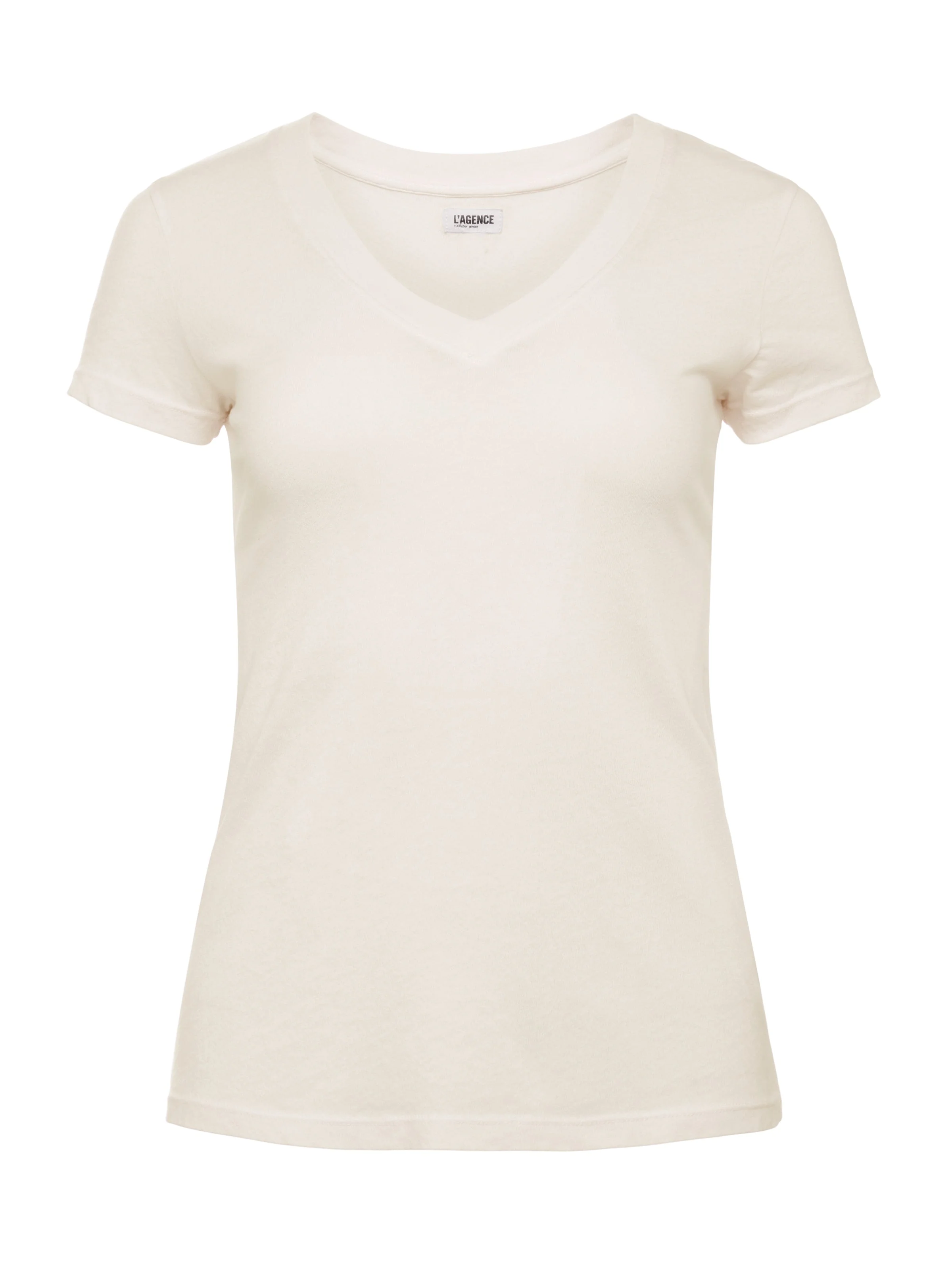 Becca Cotton V-Neck Tee - Image 7